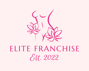 Floral Feminine Body logo design