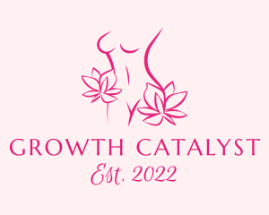 Floral Feminine Body logo design