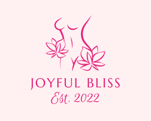 Floral Feminine Body logo design