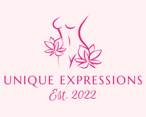 Floral Feminine Body logo design