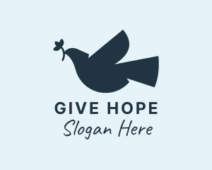 Spiritual Peace Dove  logo design