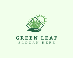 Sun Grass Gardening logo design