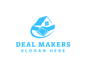 Real Estate Handshake logo design