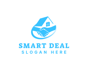 Real Estate Handshake logo design