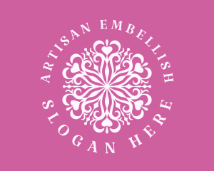 Pink Heart Mandala logo