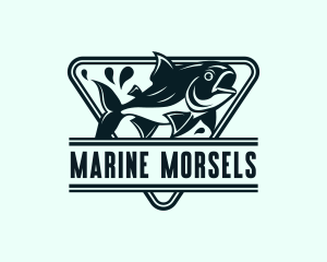 Marina Fisherman Fishery  logo design