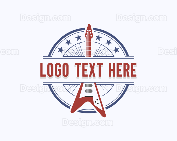 Guitar Instrument Musician Logo