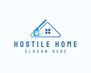 Home Pressure Wash Cleaning logo design