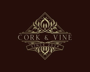 Luxury Ornament Vine logo design