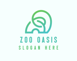 Animal Elephant Zoo logo design