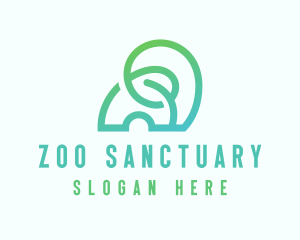 Animal Elephant Zoo logo design