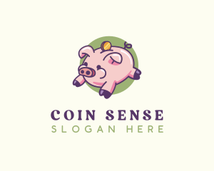 Coin Money Saving logo design