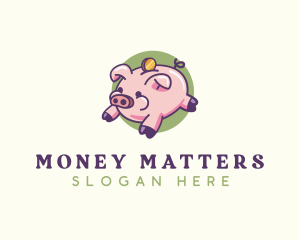 Coin Money Saving logo design