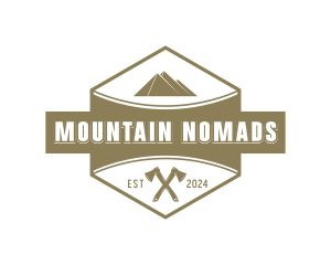 Mountain Axe Traveler logo design