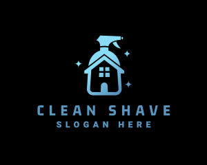 House Cleaning Sprayer logo design