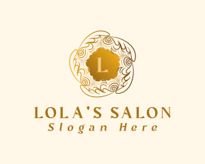 Elegant Boutique Wreath logo design