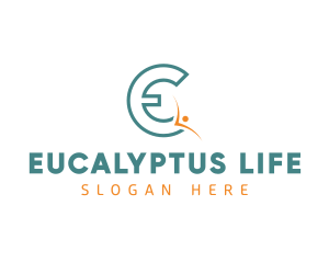 Active Person Letter E logo