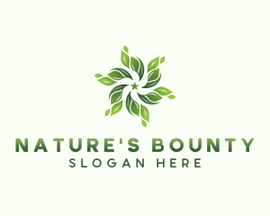 Nature Gardening Leaves logo design