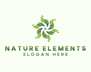 Nature Gardening Leaves logo design