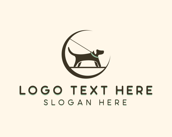 Dog Leash logo example 3