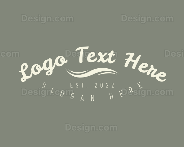 Retro Hipster Apparel Logo