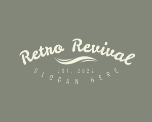 Retro Hipster Apparel logo design