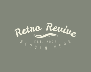 Retro Hipster Apparel logo design