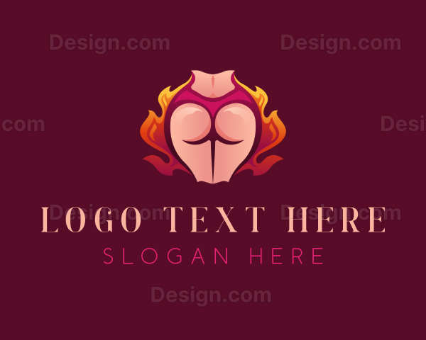 Sexy Hot Woman Logo