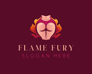 Sexy Hot Woman logo design