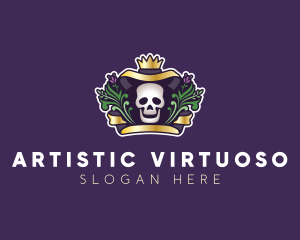 Mexican Dead Skull logo design