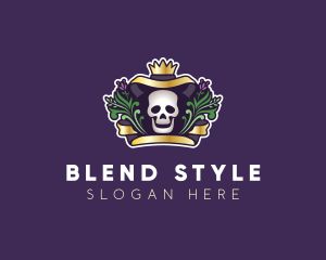 Mexican Dead Skull logo design