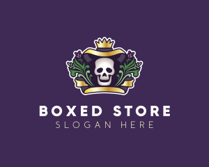 Mexican Dead Skull logo design