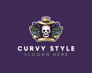 Mexican Dead Skull logo design