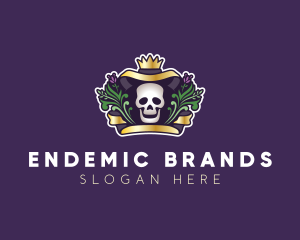 Mexican Dead Skull logo design