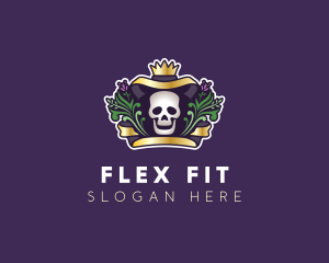 Mexican Dead Skull logo design