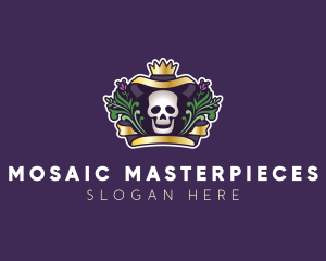 Mexican Dead Skull logo design