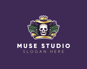 Mexican Dead Skull logo design