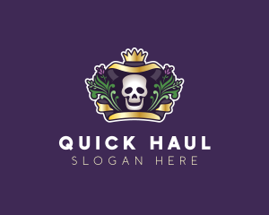 Mexican Dead Skull logo design