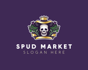 Mexican Dead Skull logo design