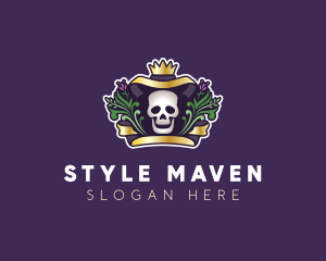 Mexican Dead Skull logo design