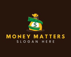 Money Bag Cash logo design