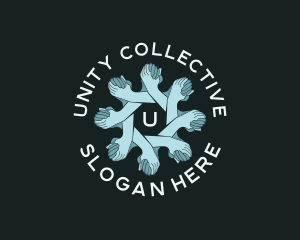 Hand Unity Community logo design