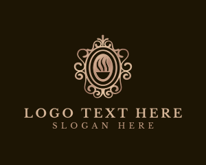 Coffee Tea Cup logo