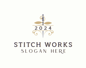 Stitching Needle Boutique logo design