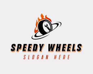 Wheel Wrench Detailing logo design