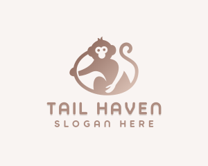 Monkey Animal Tail logo