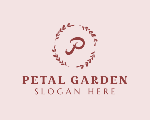 Leaf Wreath Boutique logo design