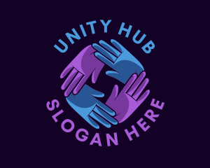 Unity Hand Foundation logo design