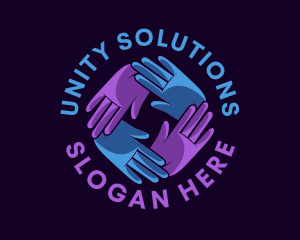 Unity Hand Foundation logo design