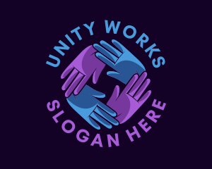 Unity Hand Foundation logo design